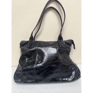 Hobo International Black Leather Tote Shoulder Bag Purse
